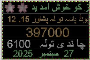 gold rate in pakistan today