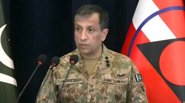 DG ISPR Lt Gen Ahmed Sharif Chaudhry Press Conference in Peshawar