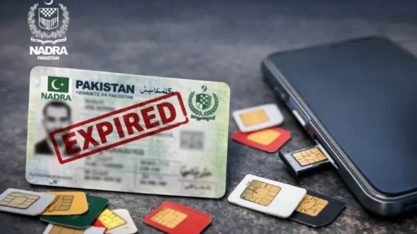 Pakistan SIMs expired CNIC issue