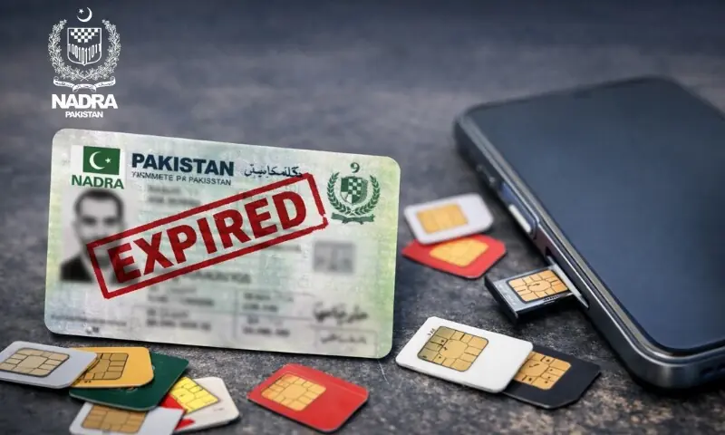 Pakistan SIMs expired CNIC issue