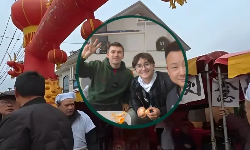 American tourist funeral food mistake