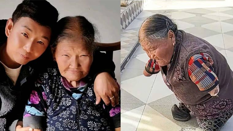 چین میں ہاتھوں اور پیروں سے محروم دنیا کی مضبوط ترین ماں