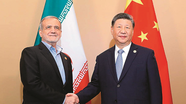 China supplying weapons to Iran