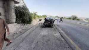 سابق سینیٹر تاج آفریدی ٹریفک حادثے میں جاں بحق
