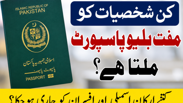 بلیو پاسپورٹ سے کن کن شخصیات نے فائدہ اٹھایا؟ تفصیلات سامنے آگئیں
