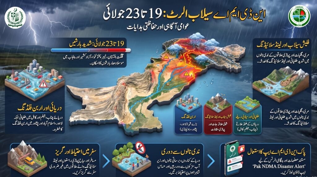 لینڈ سلائیڈنگ کا الرٹ جاری