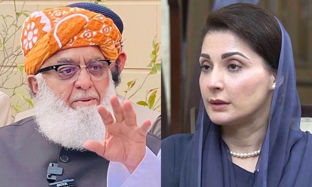 مریم نواز نے مولانا فضل الرحمن کو دہشتگردوں کا سہولت کار کہہ دیا