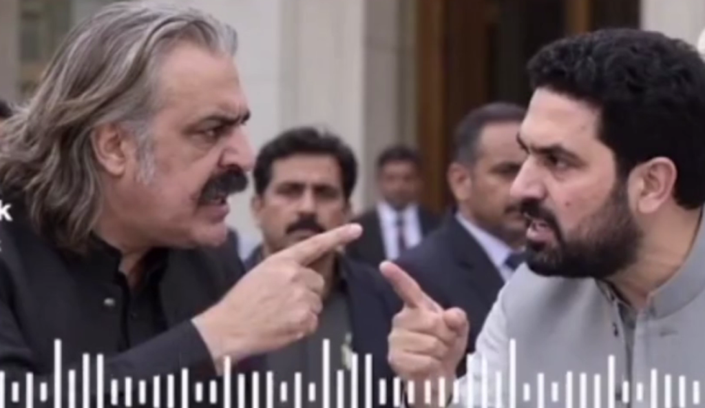 علی امین سہیل آفریدی پر برہم، بکائو مال کہنے پر آپے سے باہر