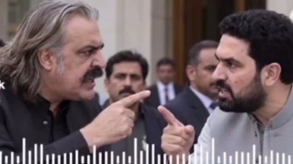 علی امین سہیل آفریدی پر برہم، بکائو مال کہنے پر آپے سے باہر