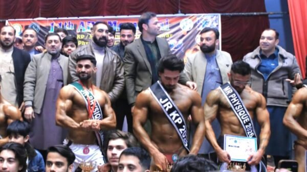 باڈی بلڈنگ ایسوسی ایشن کے مقابلے 20 دسمبر کو پشاور میں منعقد ہوں گے
