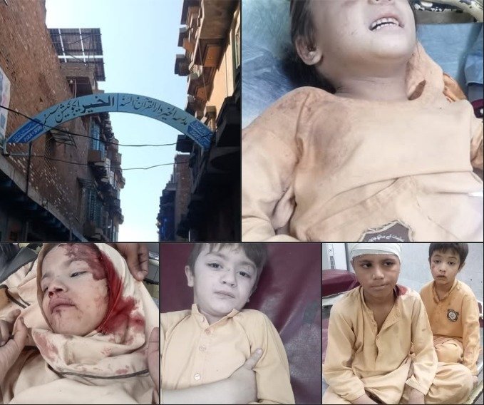 سکول چھت حادثہ، خاتون ٹیچر سمیت 16 بچے شہید، 30 زخمی
